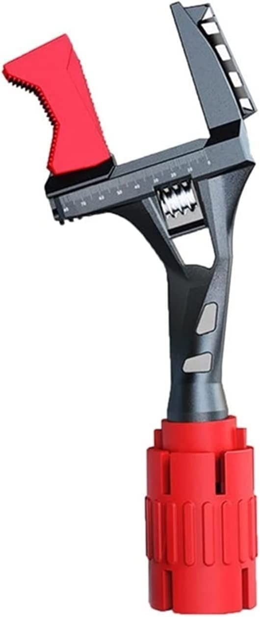 Klucz nastawny, klucz nastawny, 24 w 1 ze stopu aluminium duży klucz otwarty11-90 mm narzędzie do naprawy kluczy pasuje do wody wpuszczanej wanny (kolor: Onecolor)
