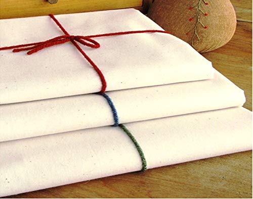 Mybecca 100% Cotton Muslin Fabric/Textile Unbleached, Draping Fabric Wide: 63 inch Natural 2-Yards