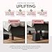 Utopia Bedding Bed Riser, 3 & 5 Inches Adjustable Furniture Risers for 8 Inch Combined Furniture Lift, Under Bed Storage & Dorm Room Essential, Supports Up to 1,300 lbs (4 Set, Black)