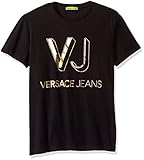 Versace Jeans Men's Logo T-Shirt, Nero, Medium