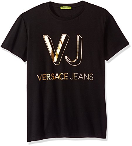 Versace Jeans Men's Logo T-Shirt, Nero, Medium