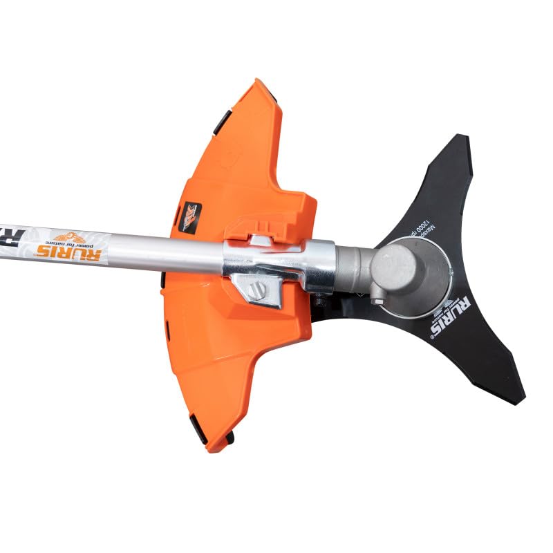 RURIS RR460, Carrete de Corte Profesional, Soporte para Manillar ergonómico, Disco Triple, arnés de Seguridad ergonómico