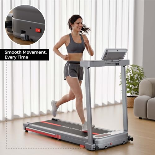 Image of Lifelong 4.5HP Motorized Treadmill for Home | 2 Level Manual Incline | Foldable Handle | Max Speed 12 km /h | LED Display | 12 Workout Programs | 100 kg Capacity | Ideal Gym Equipment for Home Workout