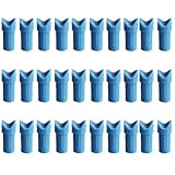 KURUGEILI 30pcs Achery Half Moon Arrow Nocks Plastic Crossbow Arrow Nocks Hunting Arrow Tails for I.D. 7.6mm/O.D. 8.8mm Crossbow Arrow Shaft