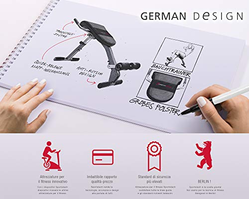 Sportstech BRT200 3in1. Panca per Schiena e Addome...