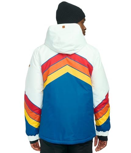 Tipsy Elves Ski Jackets for Men - Fun Colorful Apres Ski Outerwear Hooded Waterproof Snow Jackets for Adults2