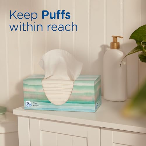 Puffs Plus Lotion Facial Tissue - 8 boxes - 124 ct. each