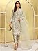 Shriva Fashion Eid festival Indian Salwar Kameez Pakistani suit ready to wear embroidered plus size for women (1112) (Cream, 46)