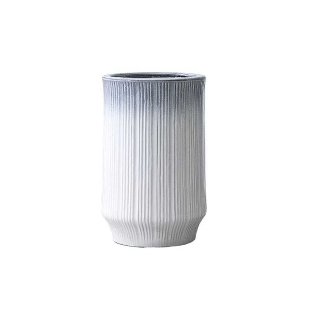Z4T8M2K6G5 Indoor Plant Pots Nordic Ceramic Flower pot for Home Use, Extra Large Living Room Floor to Ceiling Gradient Color Raised Plant Pot Garden Planters(Medium)