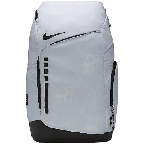 Nike Elite Pro Basketball Backpack BA6164 (Grey/Silver/Logo, One Size)
