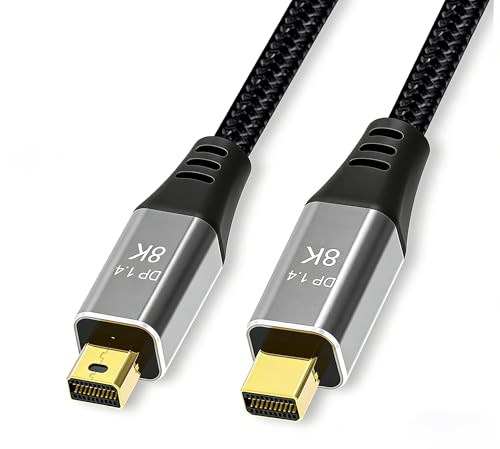 Cable Mini DisplayPort 8K de 6.6 pies para solucionar desconexiones en tu Surface Pro