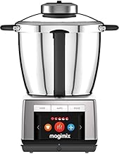 Magimix Cook Expert Connecté XL - Robot de cuisine Multifonction 4,8L, Moteur Professionnel 1800W, Chrome platine