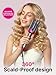 DRFLASH Automatic Rotating Curling Iron, 1-Inch Ceramic-Coated Barrel for Less Damage, 4 Heat Levels, 30s Fast Heat-Up, Anti-Scald & Anti-Tangle, Dual Voltage 100-240V, Curling Wand for All Hair Types