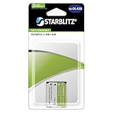 starblitz 250 baz LI-50B compatibile Starblitz OL42B SB-Batteria ricaricabile per Olympus LI-40B/42B, colore: nero