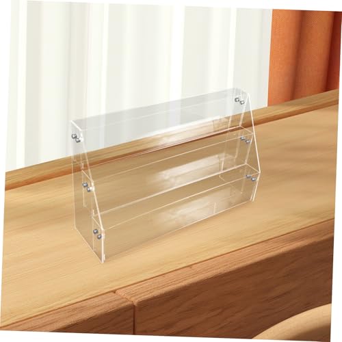 Présentoir acrylique bureau transparent multifonction pour badges - 3