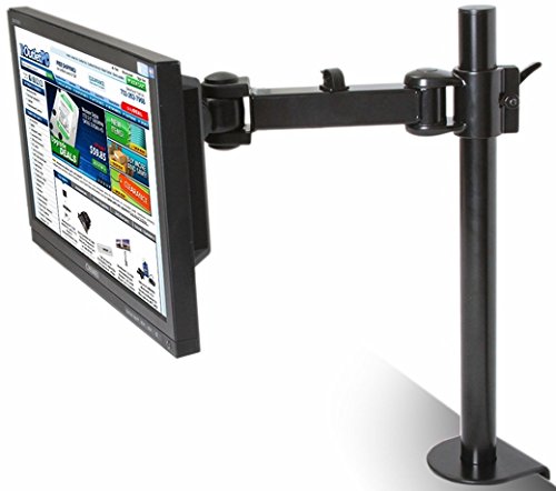 MonMountArticulating Computer Desk Mount, Black (MDM001A)