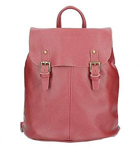 Sac à dos en cuir véritable TRAPANI 30x33x12cm idéal pour vos sorties urbaines