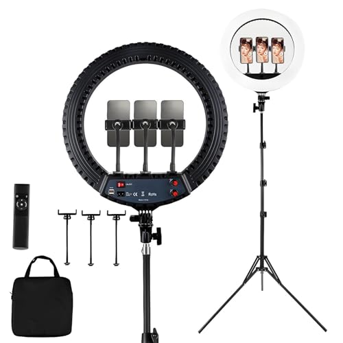 Ring Light TikTok et Youtube avec Trépied pour des Vidéos Parfaites