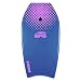 STORM 41" (Blue w/ Purple Dots) Bodyboard by BPS - w/ BPS Premium Coiled Leash and Swim Fin Tethers