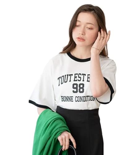 [ウィゴー] Tシャツ グラフィック ショートT 半袖 ショート丈 トップス 服 春服 夏服 春 夏 秋 レディース M ホワイトソノタ