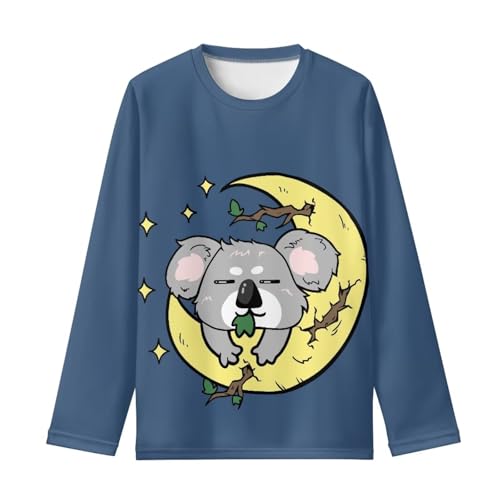Girls Long Sleeve Shirts Size 3-16 Crewneck T-Shirt T-Shirt Thin Pullover Tees Pullover Tees Toddler