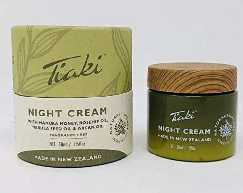 Night Cream with Manuka Honey, Rosehip Oil, Marula Seed Oil and Argan Oil 1.75 oz