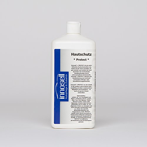 Innosell Hautschutz Flüssighandschuh Protect auf Polymerbasis unsichtbarer Handschuh wasserfest 1 L Drogerie & Körperpflege