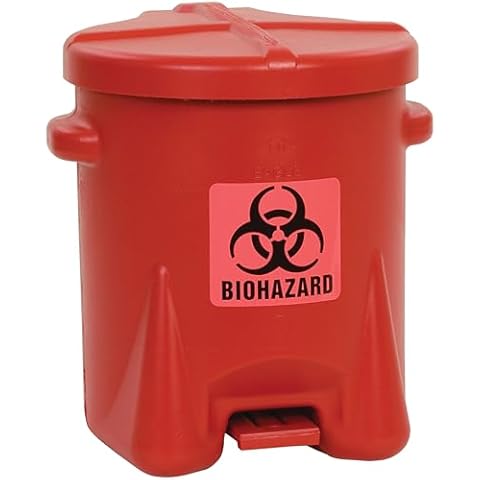 Eagle 6 Gallon Biohazard Trash Can Cover