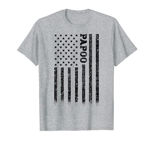 Bandera de Papoo Americana Camiseta