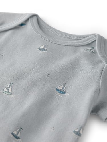 Image of little planet by carter's Unisex Baby 3-pack Short Sleeve Bodysuits Made With Organic Cotton