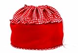 Bun Warmer - Insulated Bun and Bread Warmer and Basket - Keeps Warm for up to One Hour (Red)