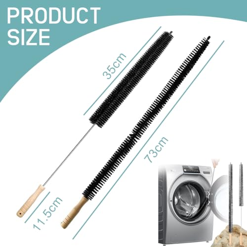 XURJUMI 2Pcs Heizkörperbürste,Heizungsbürste, Heizkörper Reinigungsbürste Für Alle Flach- Rippen- Und Badheizkörper Mit Anti-Kratz-Gummiummantelung, Ideal Für Die Reinigung Von Flachheizkörpern