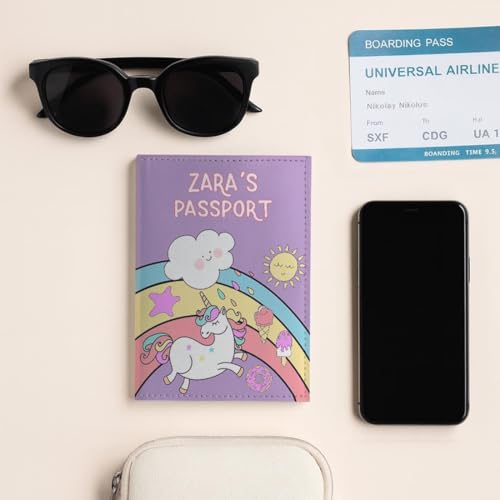 Image of Nutcase Multicolored PU Leather Women's Passport Holder (SNPNC-CUS-PASS-0206)