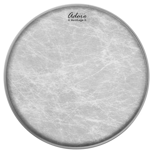 Adoro Heritage Natural Drum Skin Imitation Drum Head for Snare and Tom 14 Inch