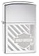 Zippo Sturmfeuerzeug - Harley-Davidson, High Polish Chrome, Double Lustre - Nachfüllbar - Wiederverwendbar - Windfestes Design - Geschenkbox - Made in USA