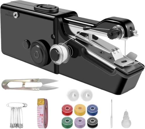 Handheld Sewing Machine, Portable & Cordless Mini Sewing Machine ...