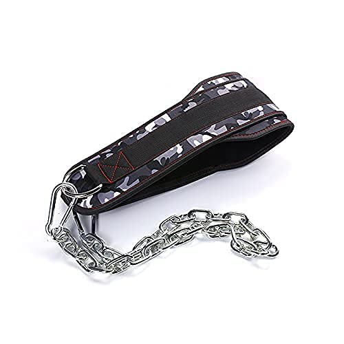 VIA FORTIS - Ceinture de Musculation Lestée avec Chaine - Pour Calisthenics, Street Workout, Bodybuilding, Dips, Tractions, Poids, Squats - Accessoire de Musculation Homme Femme - Capacité 180kg VIA FORTIS - Ceinture de Musculation Lestée avec Chaine - Pour Calisthenics, Street Workout, Bodybuilding, Dips, Tractions, Poids, Squats - Accessoire de Musculation Homme Femme - Capacité 180kg