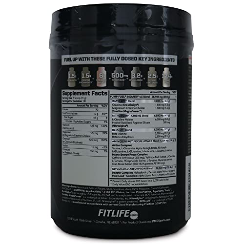 Pmd Sports Ultra Pump Fuel Insanity - Pre Workout Drink For Energy thumb #1
