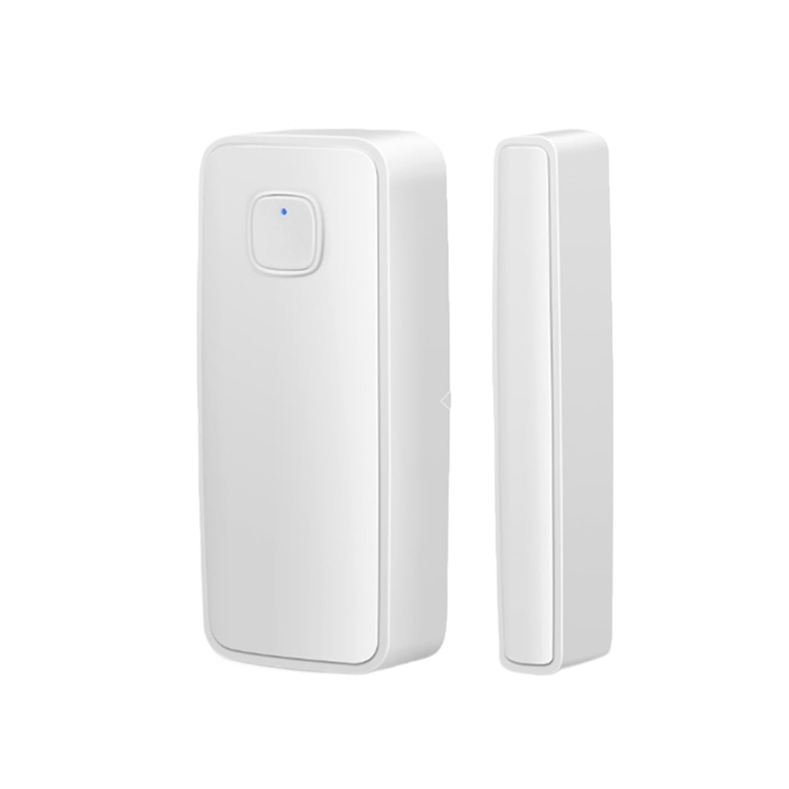 Tuya-Sensor de puerta inteligente, Detector inalámbrico de ventana abierta y cerrada, alerta de notificación por aplicación, alarma de seguridad, compatible con Alexa(4PCS)