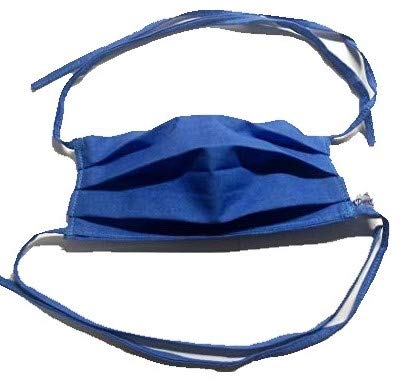 DARIO Pure Cotton Surgical face mask (Qty 2) Blue Washable Reusable Autoclave, OT Linen Trusted by Doctors-image-13