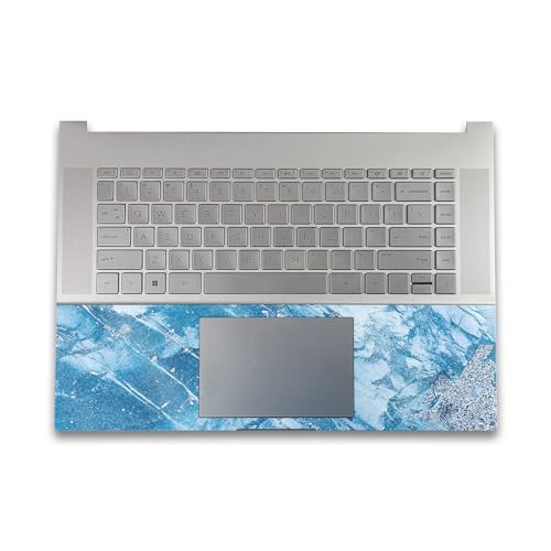Image of Glossy Glitter Gaming Skin Compatible with HP Envy x360 16 inch (2023) - Winter Rock - Premium 3M Vinyl Protective Wrap Decal Cover - Easy to Apply | Crafted in The USA by MightySkins