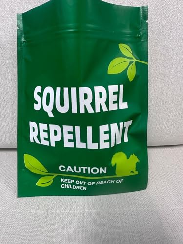 AUDQQM Squirrel Repellent Outdoor, Chipmunk Repellent, Squirrels Repellant for Garden, Chipmunk Deterrent for Attic, Keep Squirrel Out of Cars for, Repellants Squirrels for Plant & Bird Feeder-8P