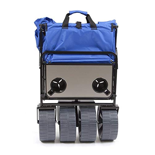 ▷ MacSports Carro plegable para todo terreno plegable con mesa auxi