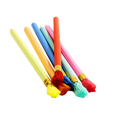 Set de lápices C.R. Gibson con borlas de colores 6 unidades