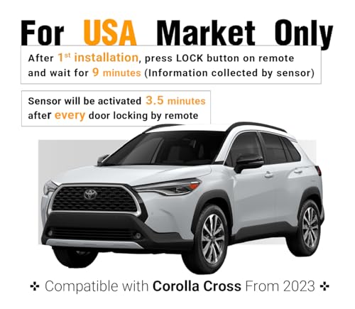 Image of Protect-X Smart Sensor for Corolla Cross 2026-2023, Wheel Anti-Theft | Plug & Play Installation, Catalytic Converter Defense, Glass Break Detection, Factory Keyfob Window Operation, Valet Mode
