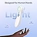 No-Touch Thermometer for Adults and Kids, 1-Second Fast Reading, Color-Coded Fever Alarm, Silent Mode, Object & Room Temperature Function, Baby Essential | Home Medical | Nurse Accessories for Work