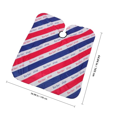 Capa de barbería grande decorativa lavable para corte de cabello miniatura 2