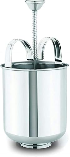 SilverN Stainless Steel Mendu Vada Maker Machine, Manual Donut Maker with Handle for Perfectly Shaped Crispy Medu Vada (Pack of 1)