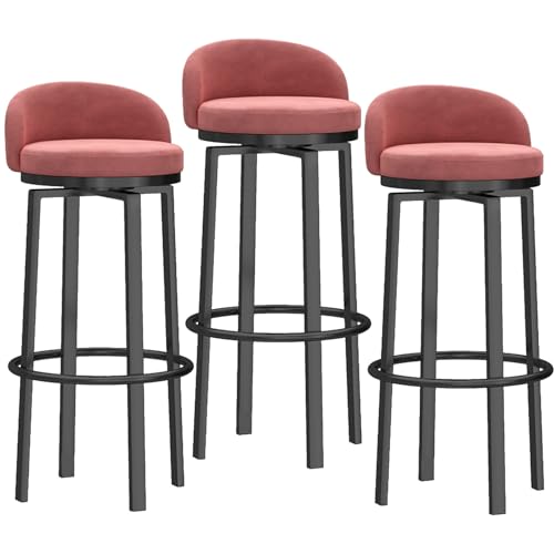 Taburetes Altos de Cocina con Respaldo Marca HYUFEIAO
