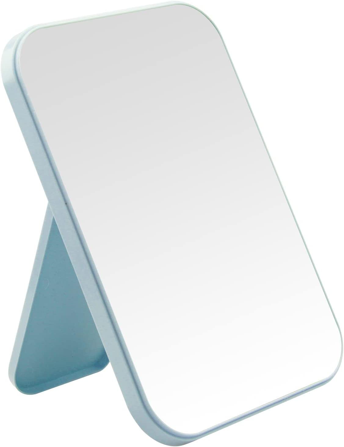 Makeup Mirror 8 Inch Portable - Simple Folding Design with Stand - Compact and Lightweight for Travel or Desktop Use - Adjustable Standing Base for Perfect Viewing Angle- Ideal for Home-image-9